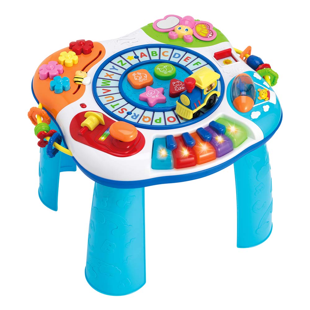 winfun-44726 Pájaro Tavolo per attività per Bambini, Colore Piano, Medium, 44726