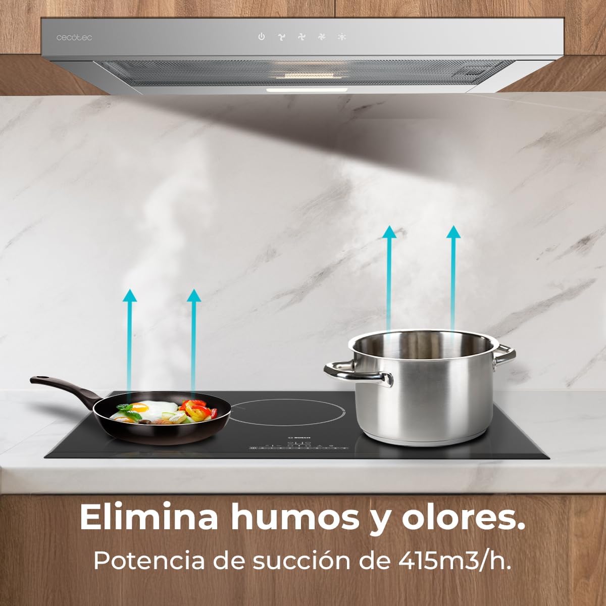 Cecotec Cappa Aspirante Telescopica Bolero Flux TLT 604000 - immagine 6