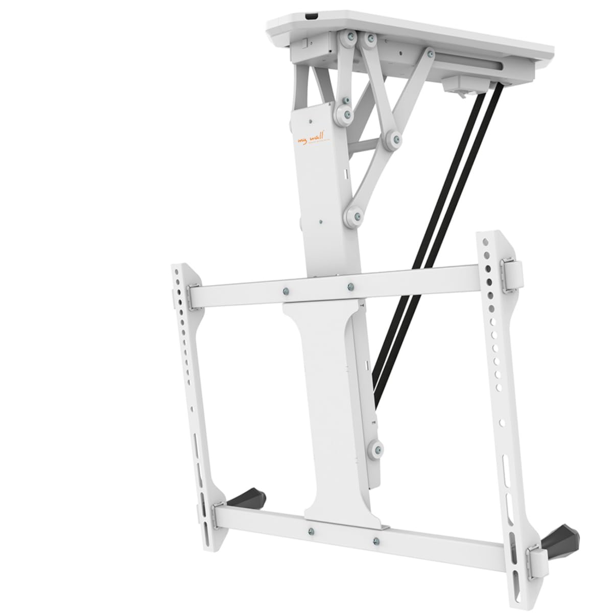 Mywall HL 44 MWL - Supporto da Soffitto Motorizzato per TV, Bianco
