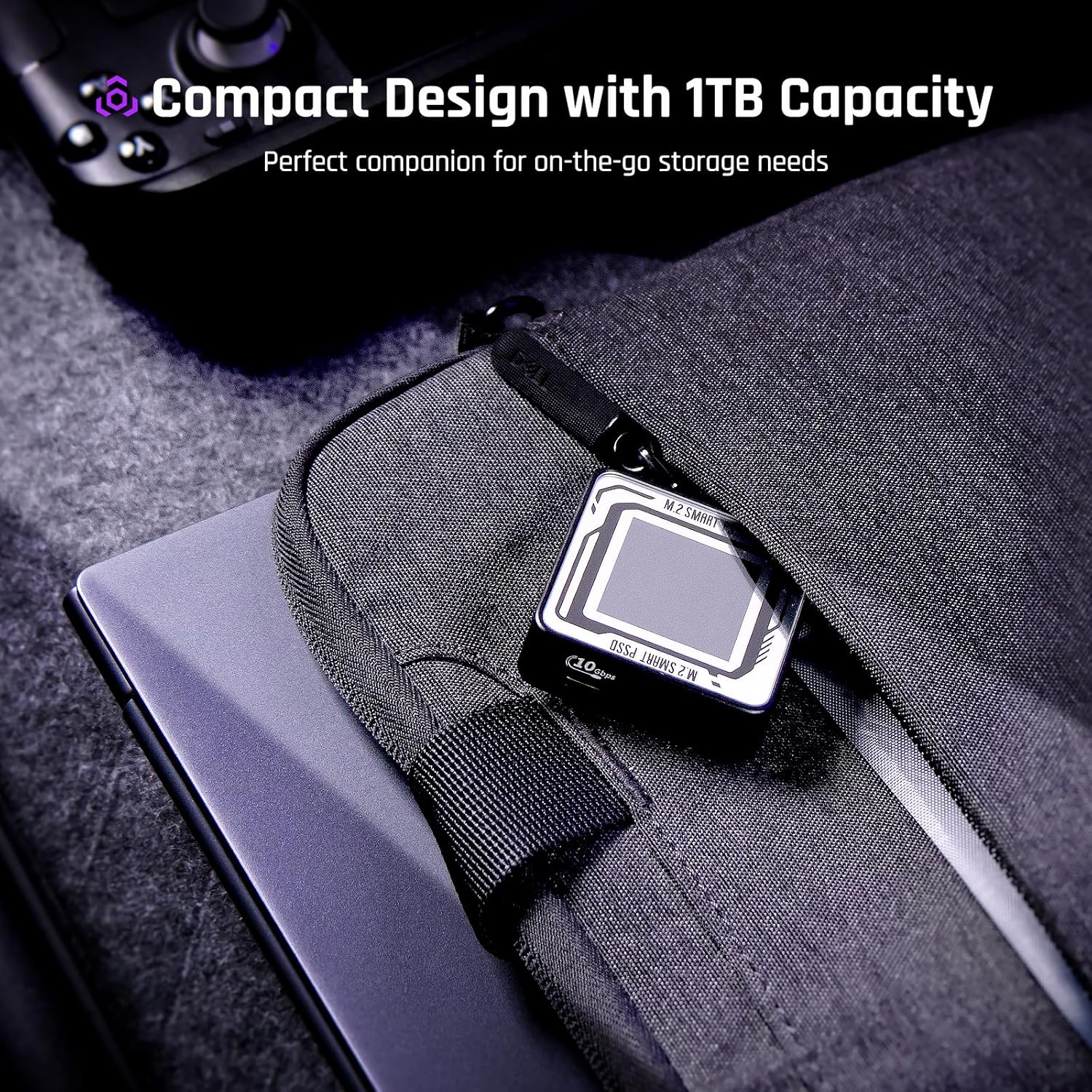 Dockcase SSD Portatile Tascabile 1TB USB-C - immagine 3