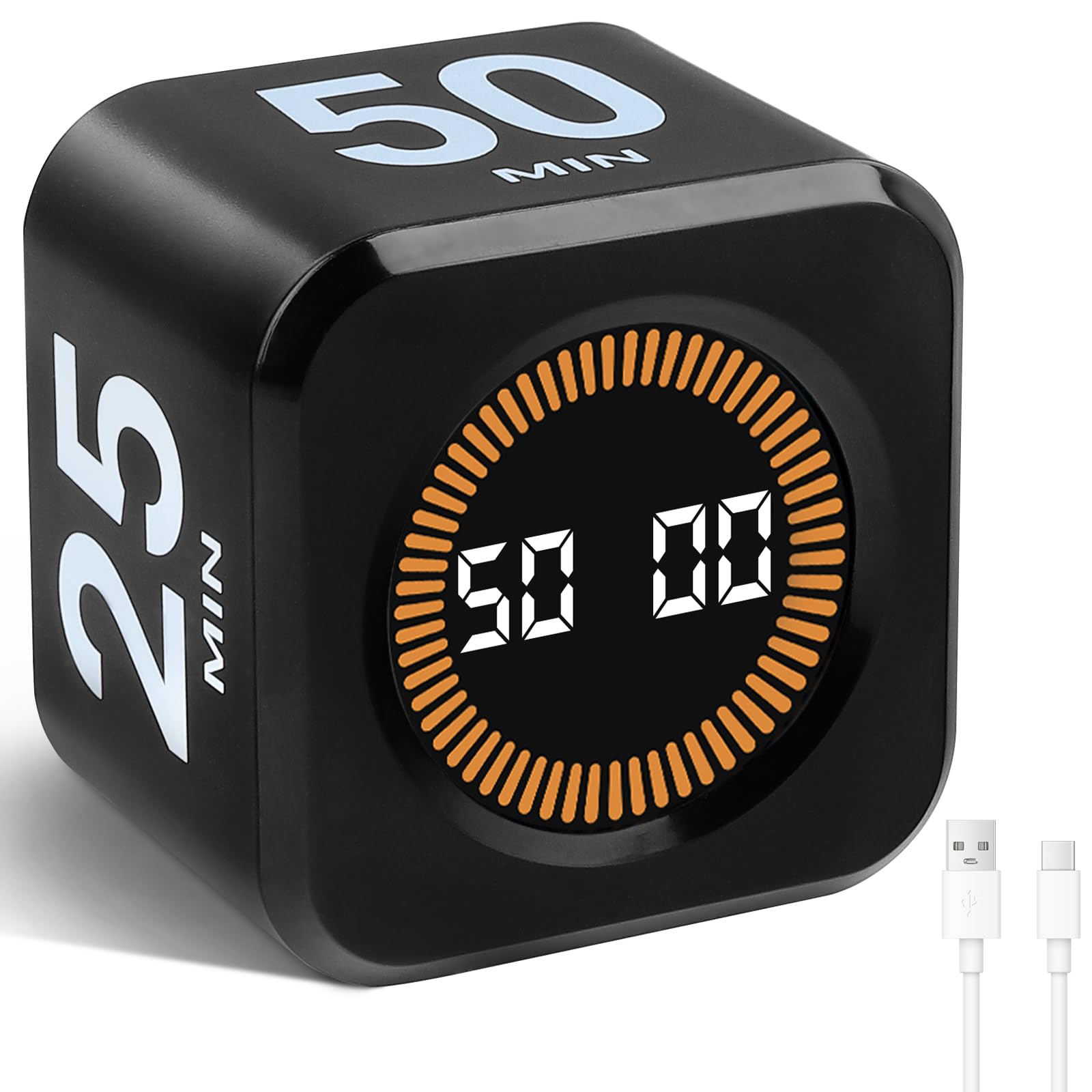 Cuteefun Timer Visuale Cubo Nero