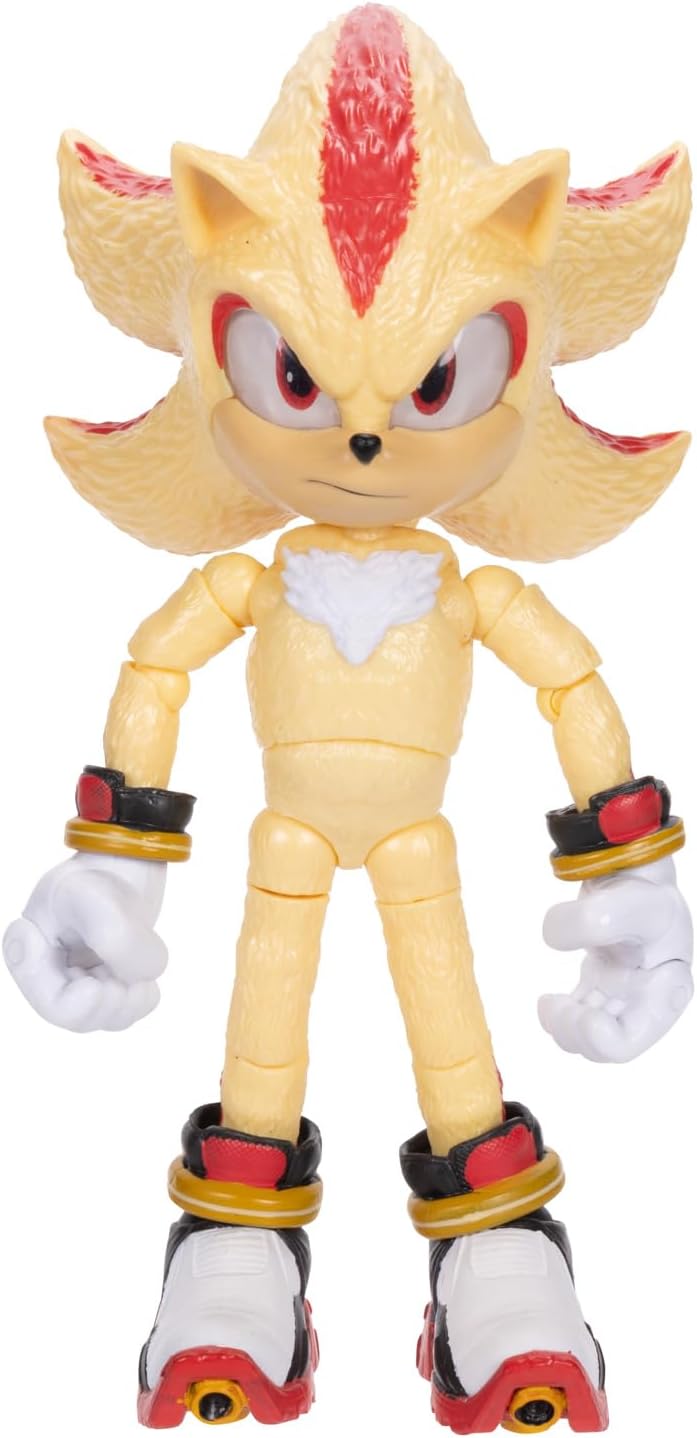 Sonic 3 Movie Super Shadow Action Figure Articolata 13 cm - immagine 2