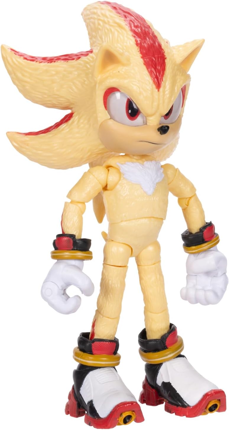 Sonic 3 Movie Super Shadow Action Figure Articolata 13 cm - immagine 3