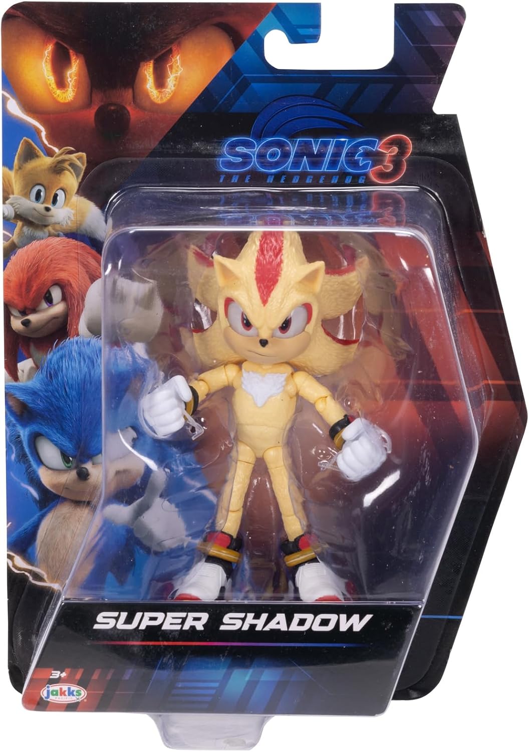 Sonic 3 Movie Super Shadow Action Figure Articolata 13 cm - immagine 6