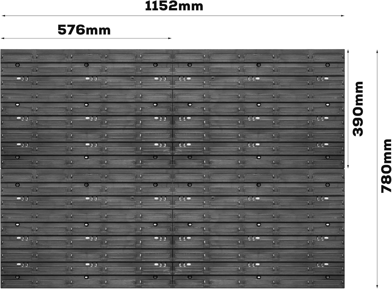 Mensola da Parete Officina 1152 x 780 mm - immagine 3