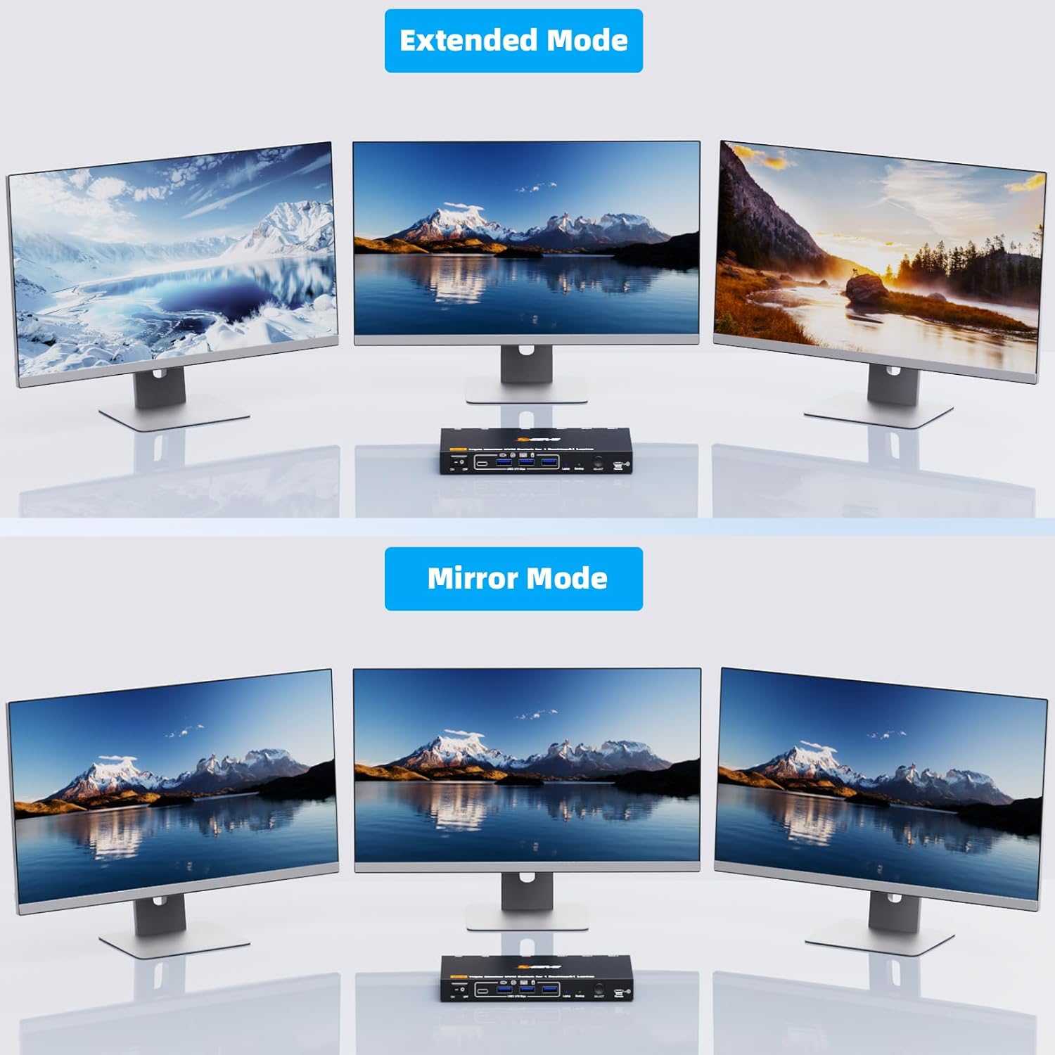 KVM Switch USB C DP 4K@60Hz per 1 PC 1 Laptop - immagine 8