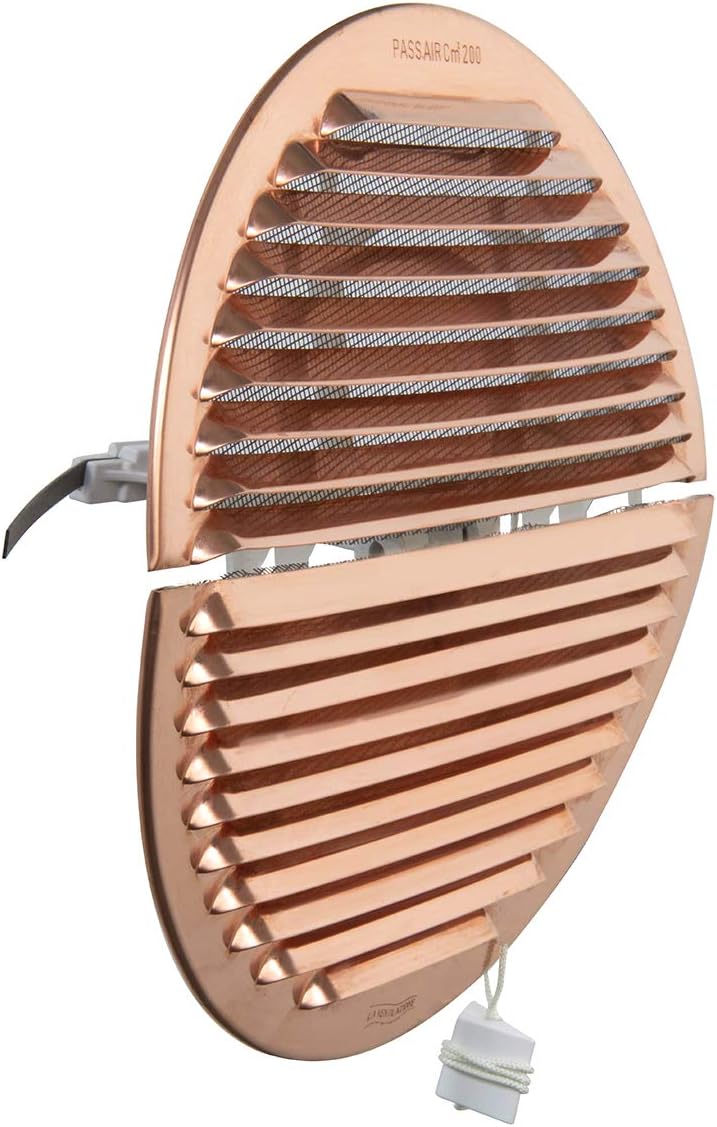 La Ventilazione GRADF200R - Griglia Tonda Pieghevole