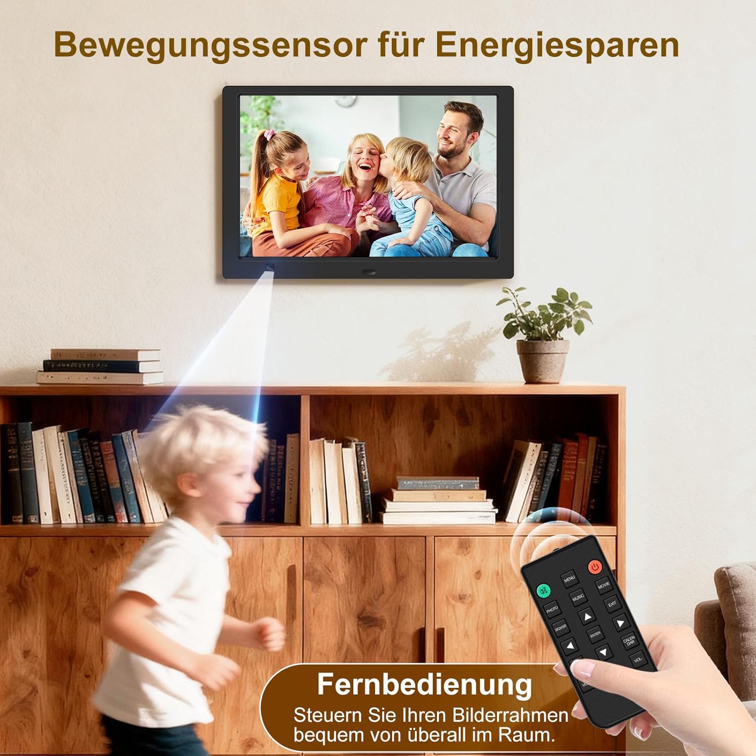 Cornice Digitale per Foto Elettronica IPS 10.1 pollici - immagine 4