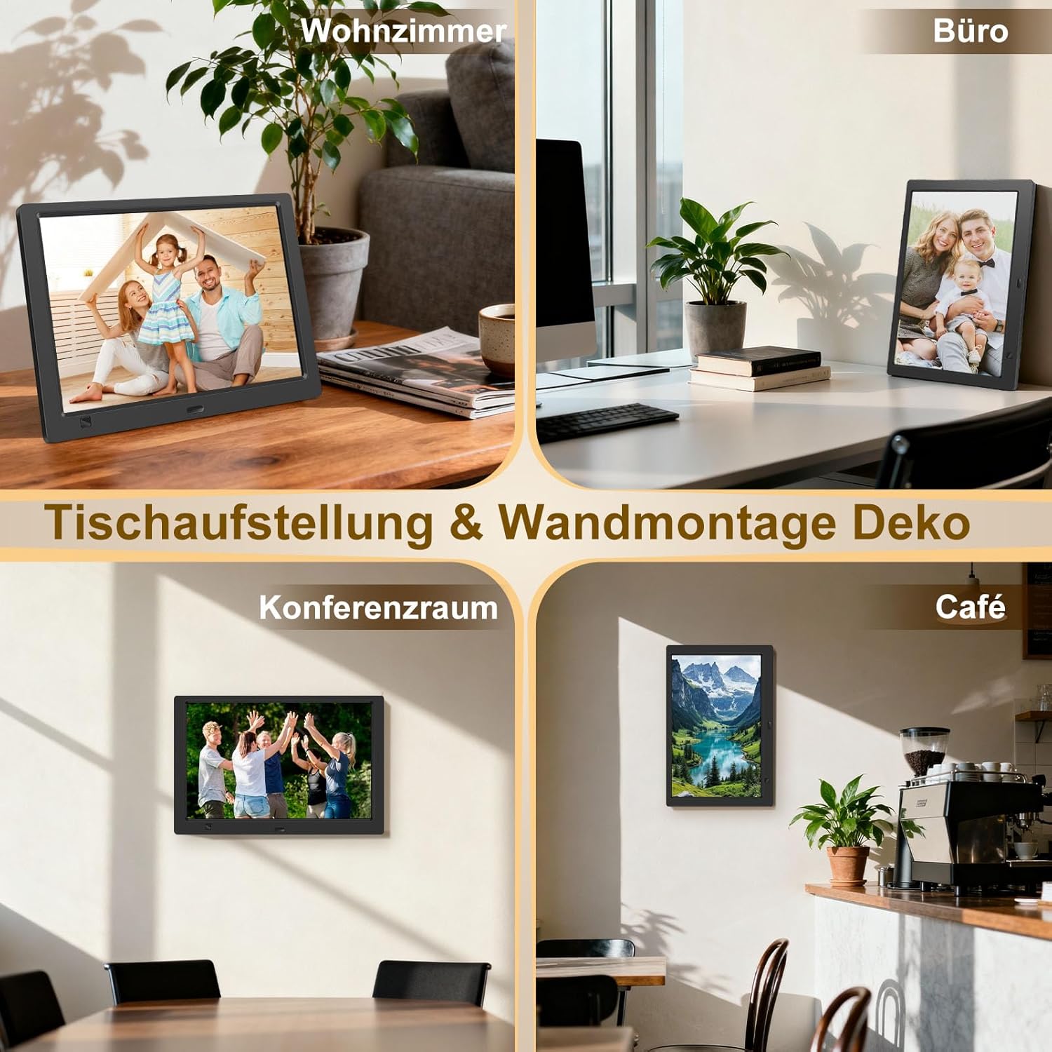 Cornice Digitale per Foto Elettronica IPS 10.1 pollici - immagine 8