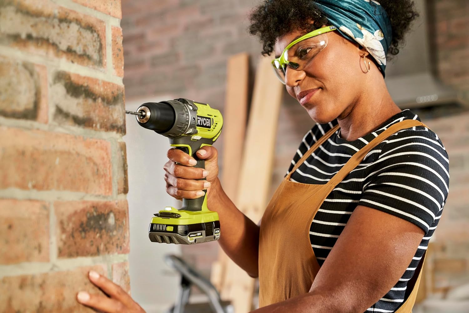 Ryobi R18PD3-215S - Trapano Avvitatore a Percussione 18V - immagine 4