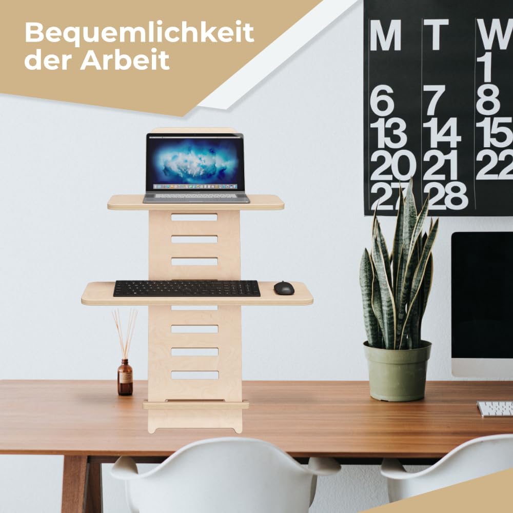 Stand Desk - Supporto Regolabile per Computer Portatile - immagine 5