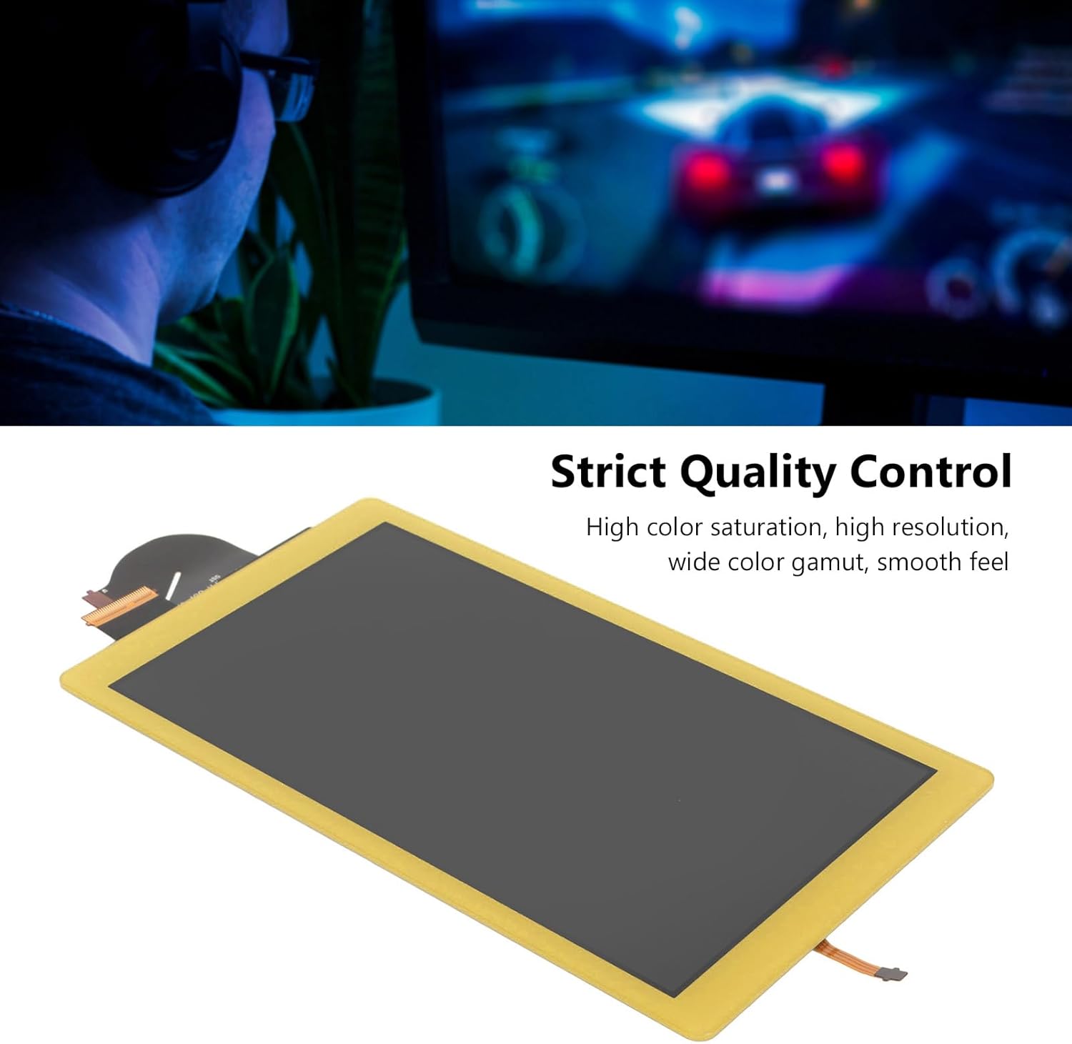 Schermo di Ricambio Lite LCD e Touch Screen, Yellow - immagine 2