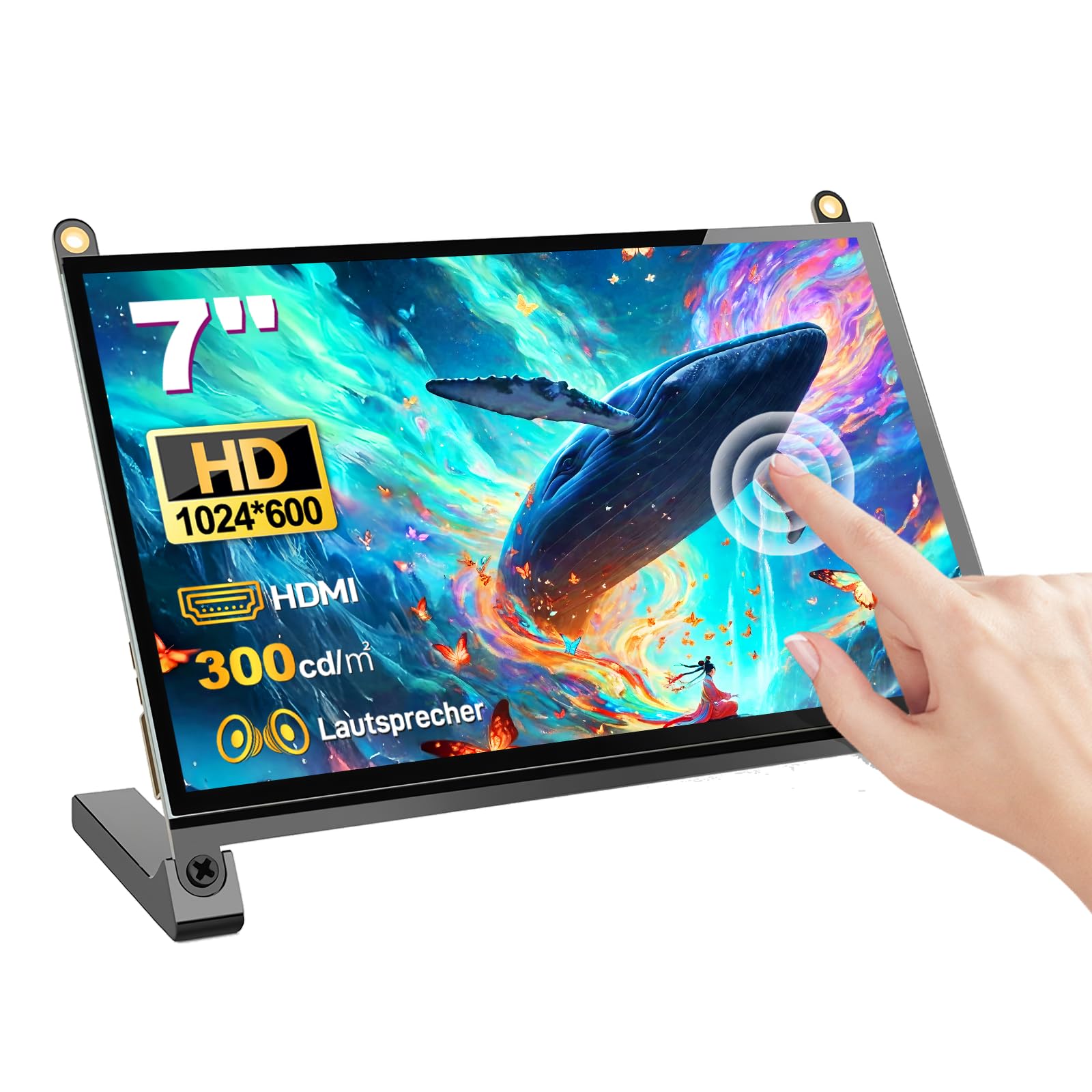 Monitor Touch Screen Portatile 7 Pollici per Raspberry Pi