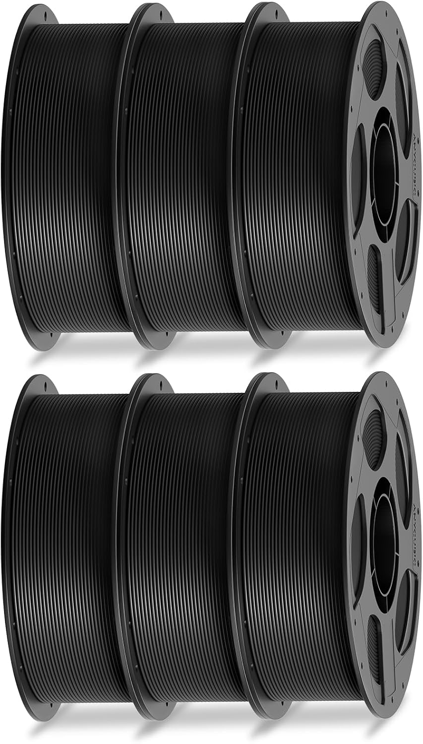 Anycubic Filamento PLA Alta Velocità 1.75mm, Nero 6KG - immagine 1