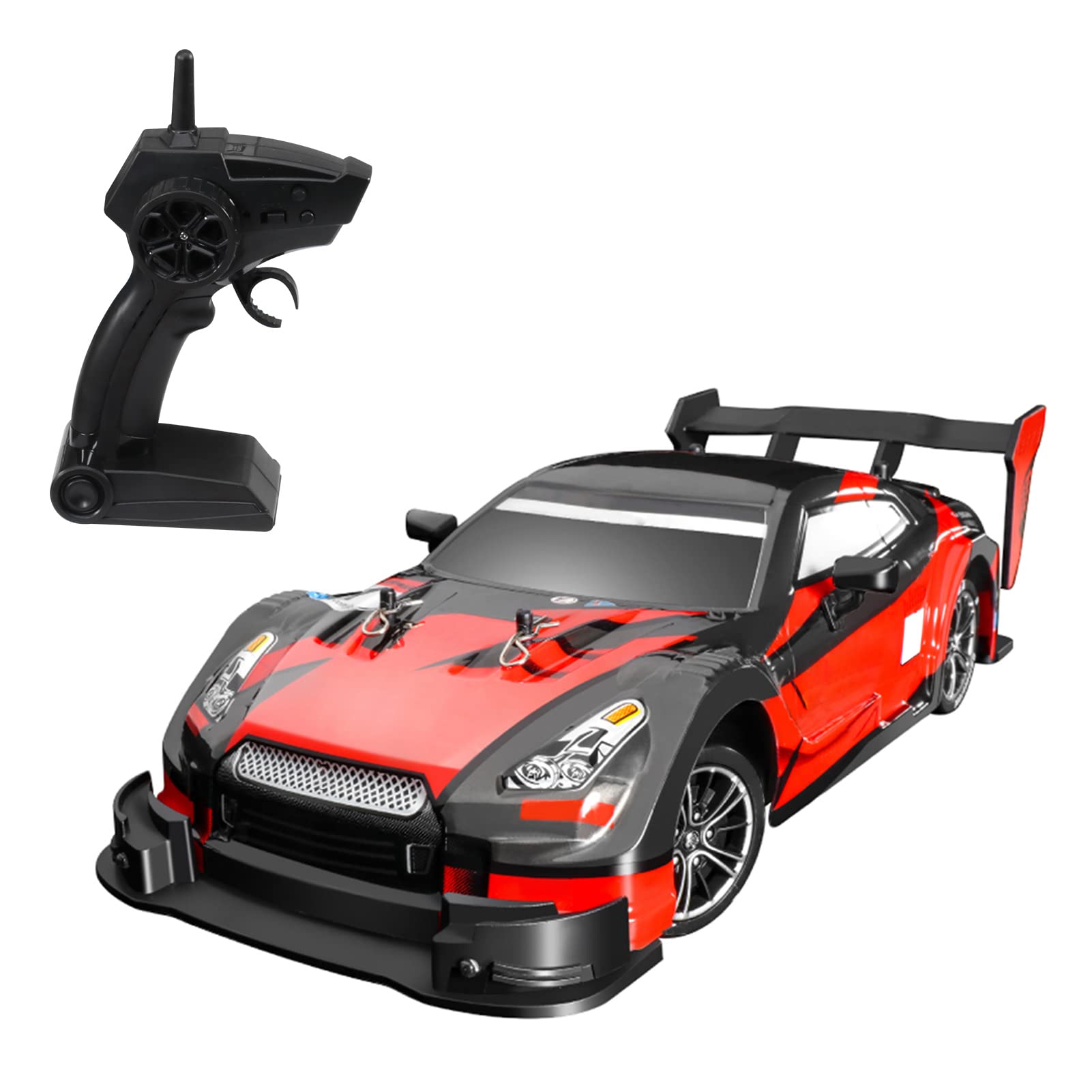 Goolsky - Auto telecomandata, Drift Car, scala 1/16, 2.4GHz, 4WD, velocità 40km/h, modellino di auto radiocomandata da corsa
