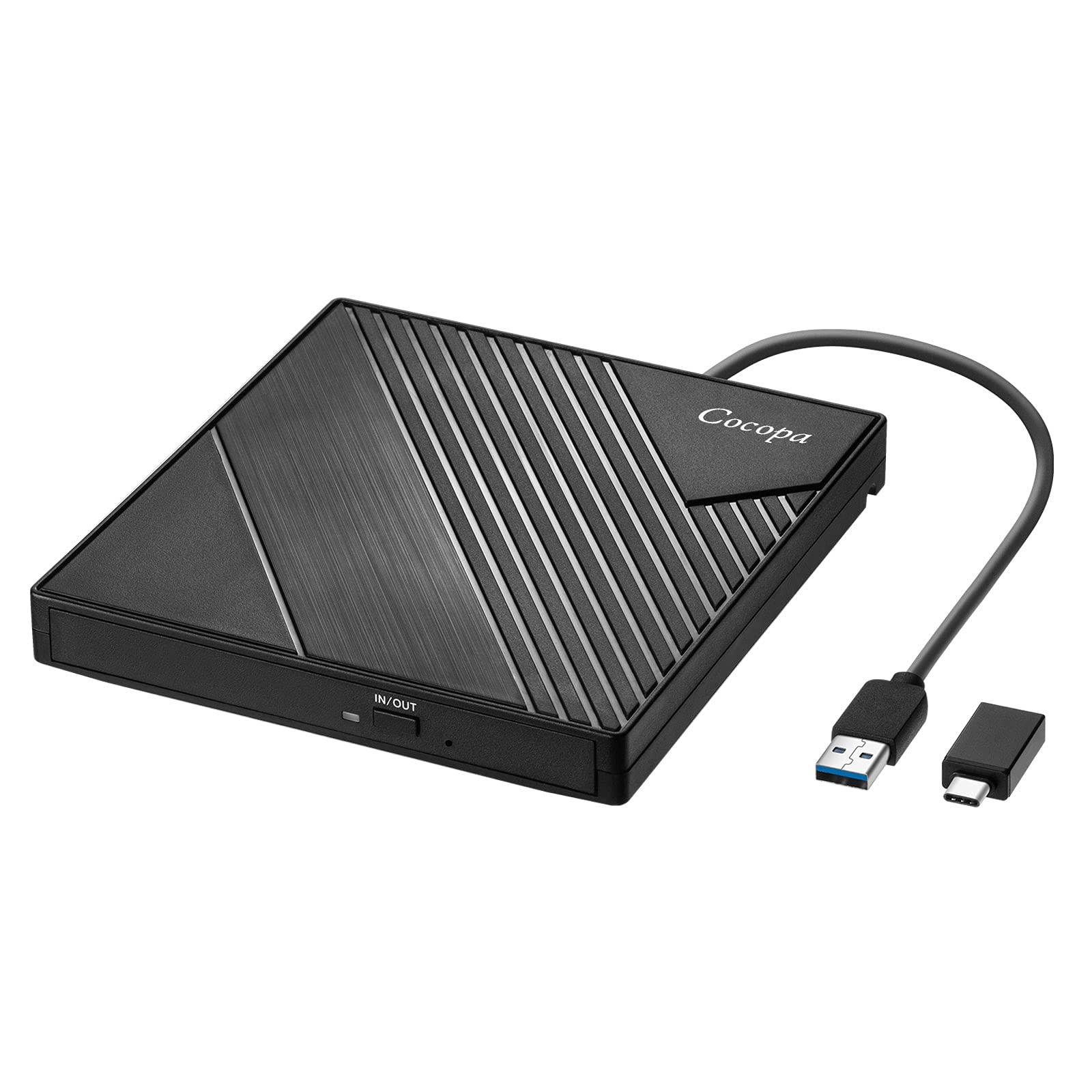 Cocopa Masterizzatore CD DVD Esterno USB 3.0/USB-C