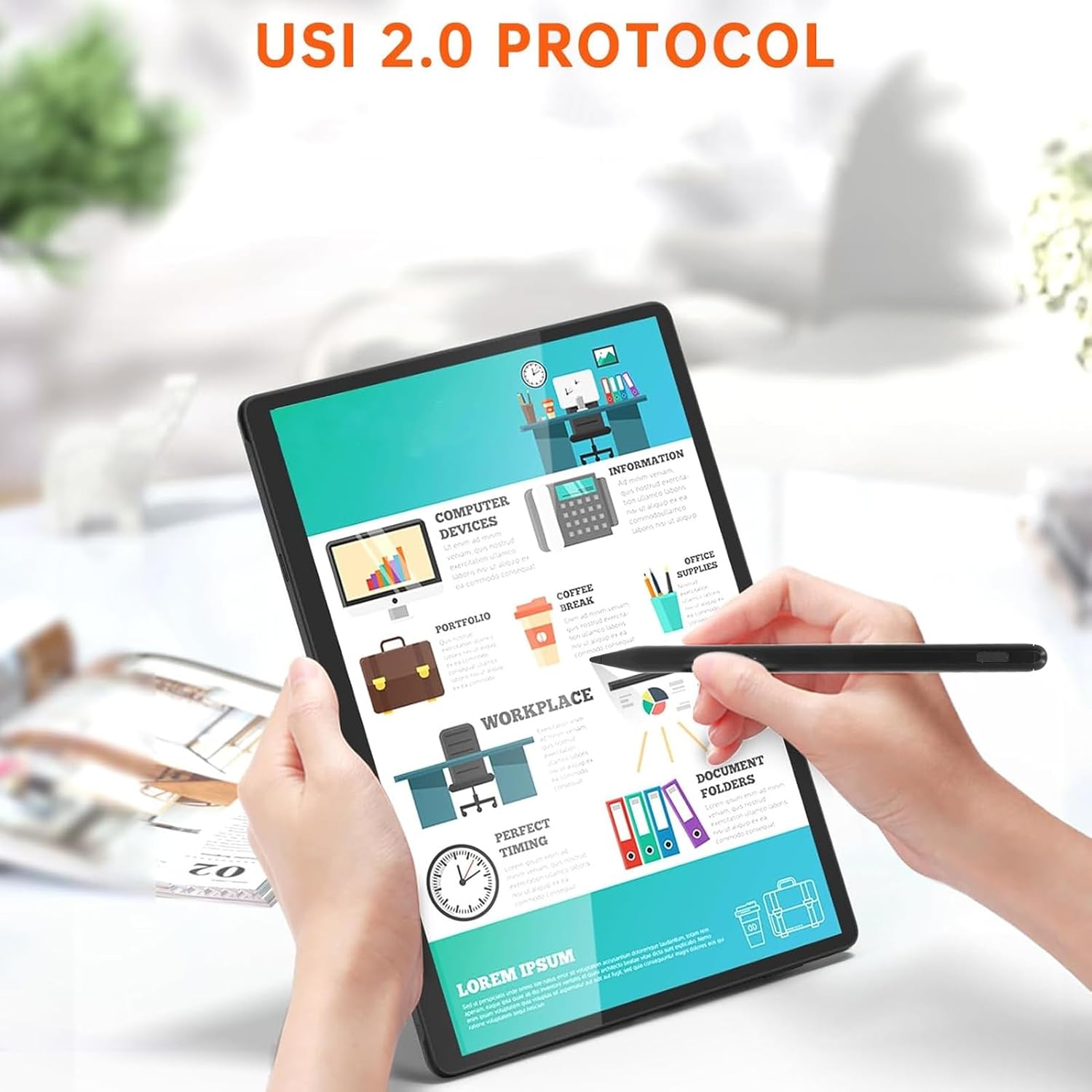 Uogic Penna Stilo USB-C Ricarica Rapida - immagine 2