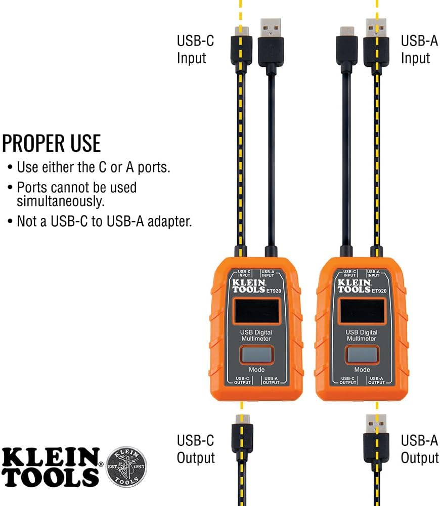Klein Tools ET920 Misuratore di Potenza USB - immagine 4
