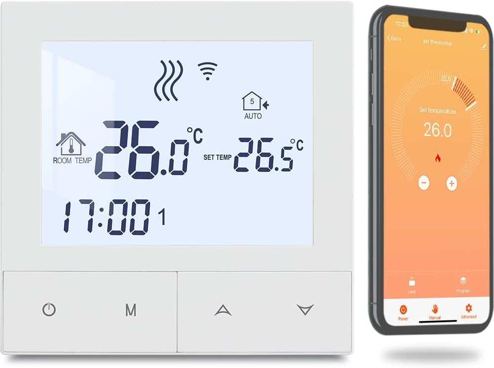 Tuya Termostato Wifi per Riscaldamento Elettrico 16A - immagine 1