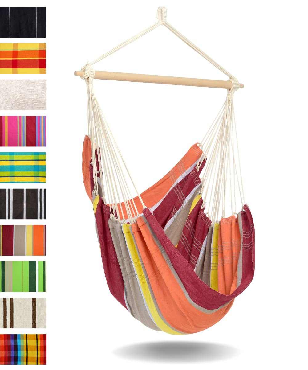 as Hammock AZ-2030150 Brasil Poltrona Sospesa Acerola, Arancione, 130x110x160 cm