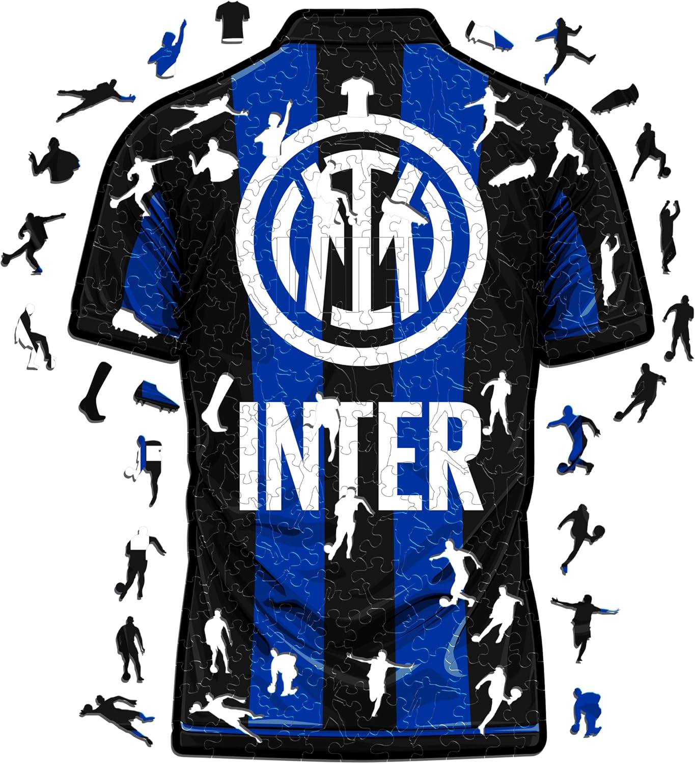 Iconic Puzzles - Inter Jersey - Puzzle in Legno 150 pezzi - immagine 1