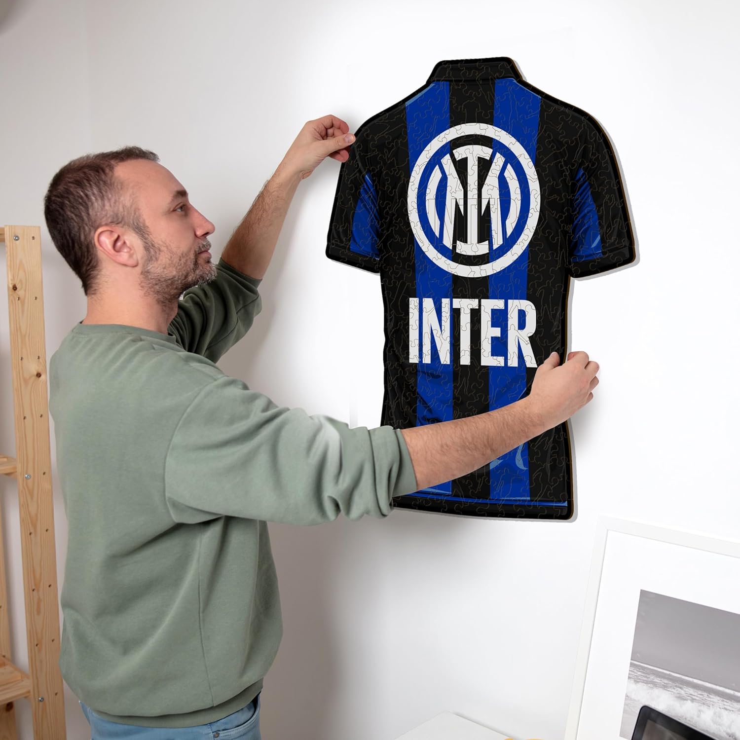 Iconic Puzzles - Inter Jersey - Puzzle in Legno 150 pezzi - immagine 4
