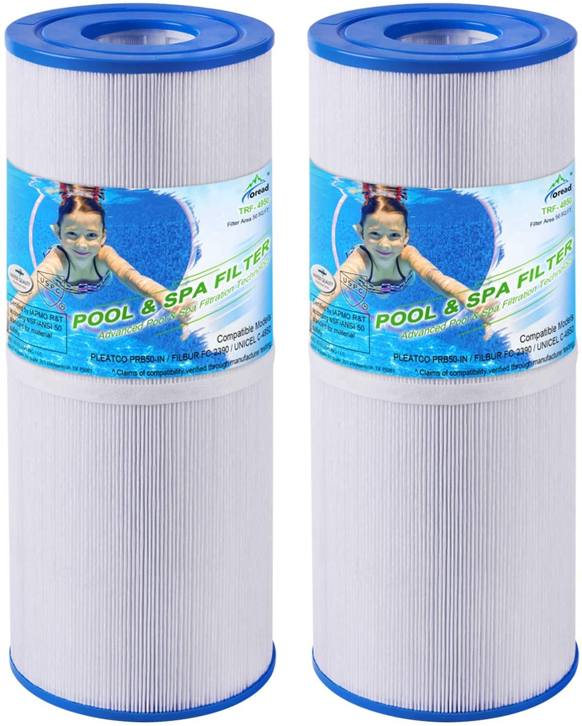 toread TRF-4950 - Filtro Spa di Ricambio