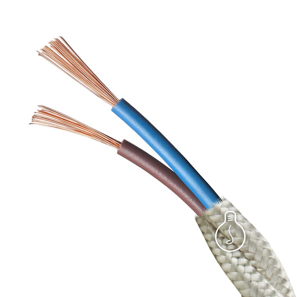 Amarcords - Cavo Elettrico Tessile Bianco 5 Metri - immagine 6