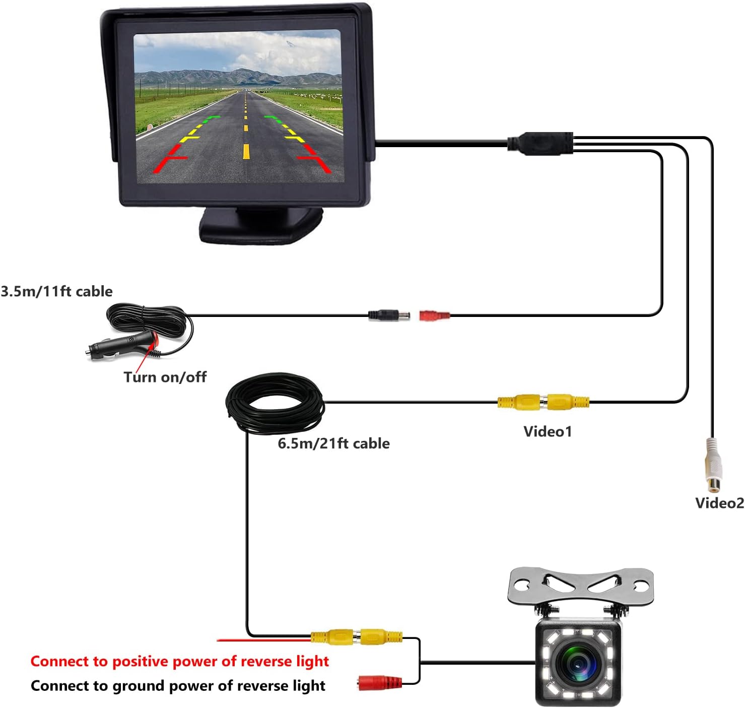 Telecamera Retro Marcia Auto con Visione Notturna - immagine 6