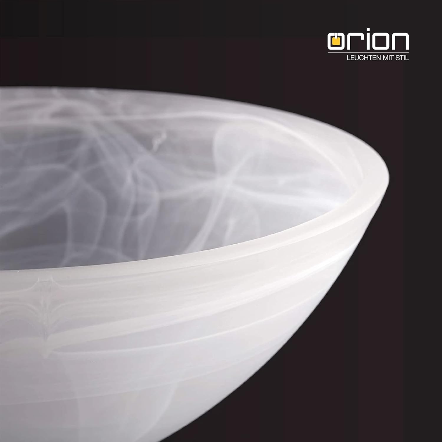 Paralume di ricambio in vetro alabastro 250 mm - immagine 3