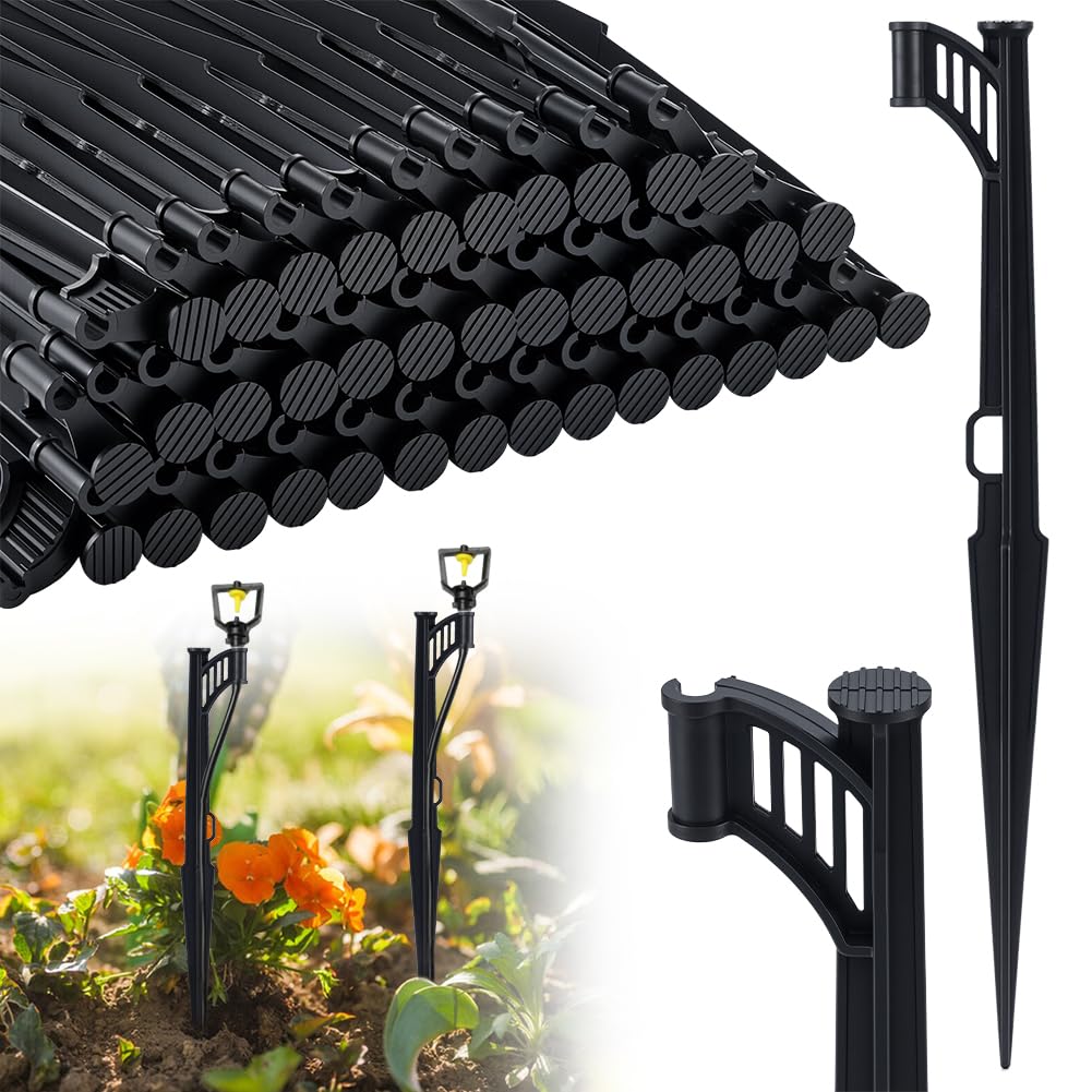 60 Pezzi per Irrigazione con Ugelli Spray 180 Gradi