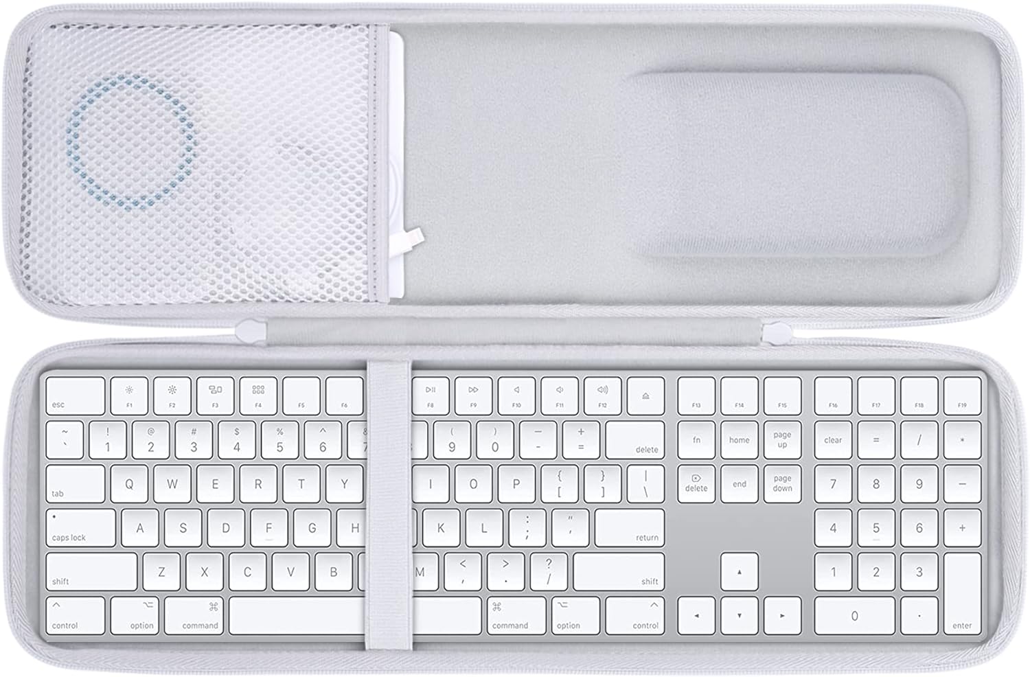 Aenllsoi Custodia per Apple Magic Keyboard con Numerico - immagine 2