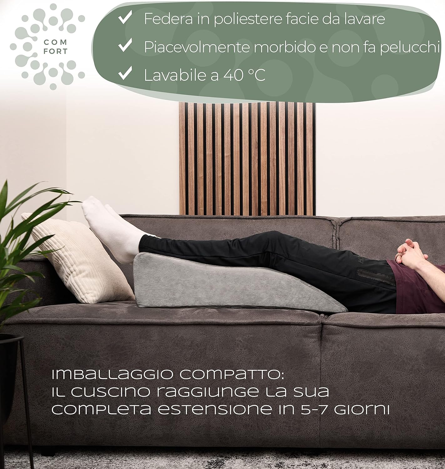 Cuscino Alzagambe Ergonomico per Vene Varicose - immagine 5