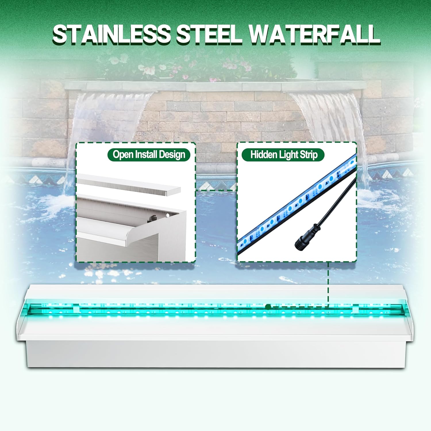 Longrun 30 cm in acciaio inox, larghezza 15 cm - immagine 3