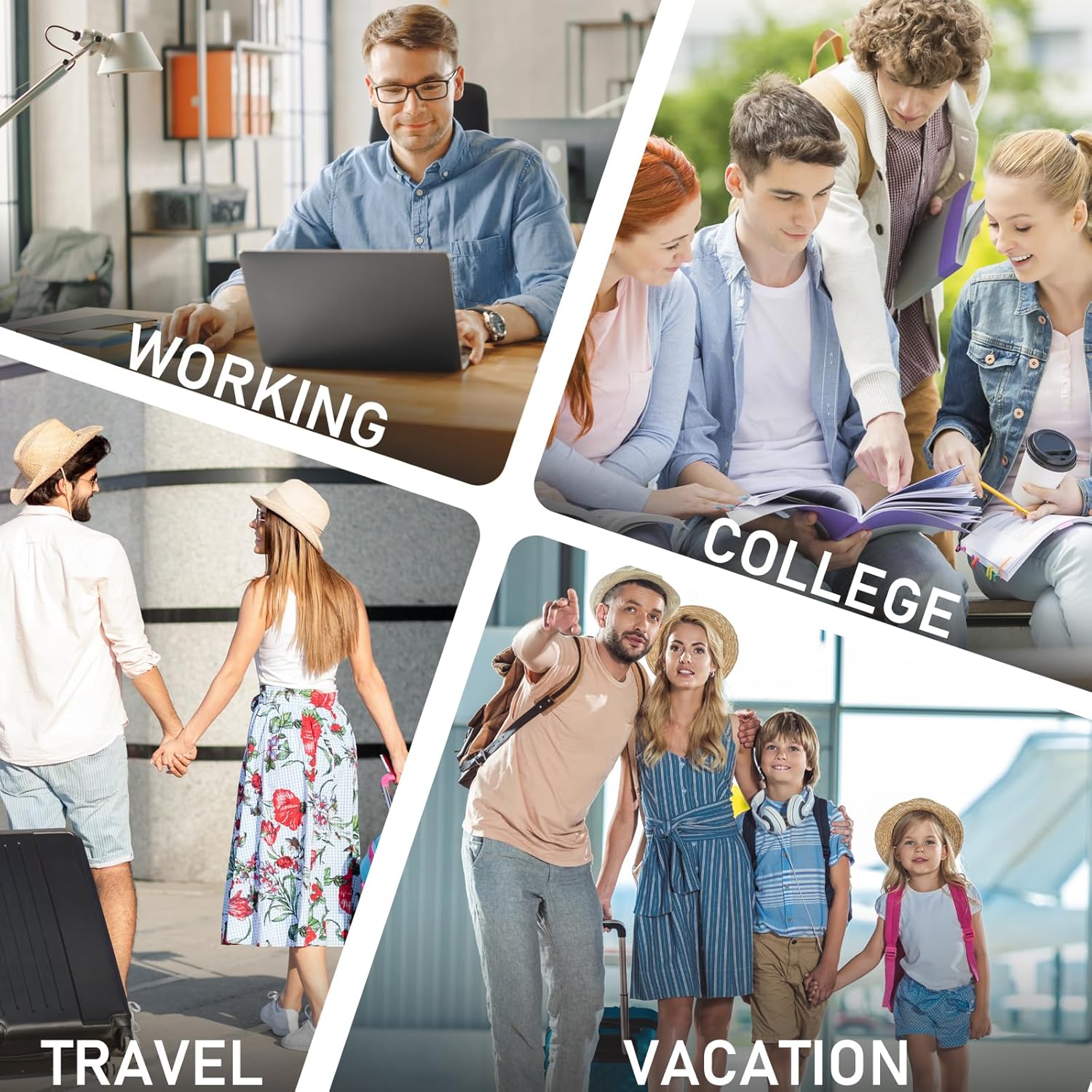 Zaino Uomo Antifurto Porta PC - immagine 7