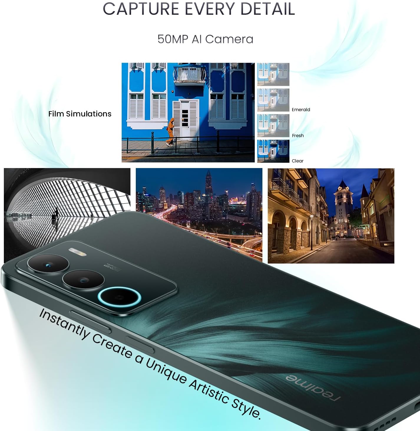 Realme C71 4G Smartphone 6+128GB, Gufo del Bosco - immagine 5