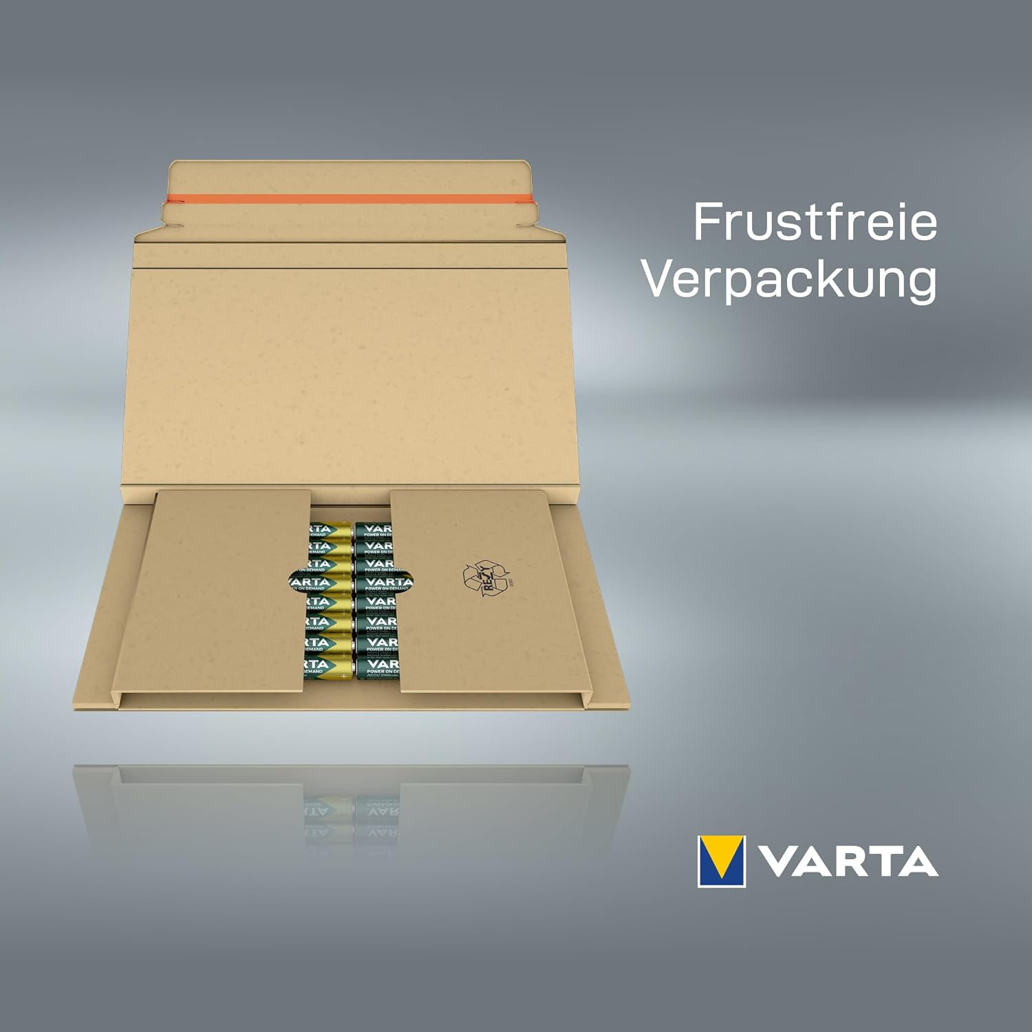 Varta Pile AAA Ricaricabili 1000 mAh Ni-Mh (8 pezzi) - immagine 2