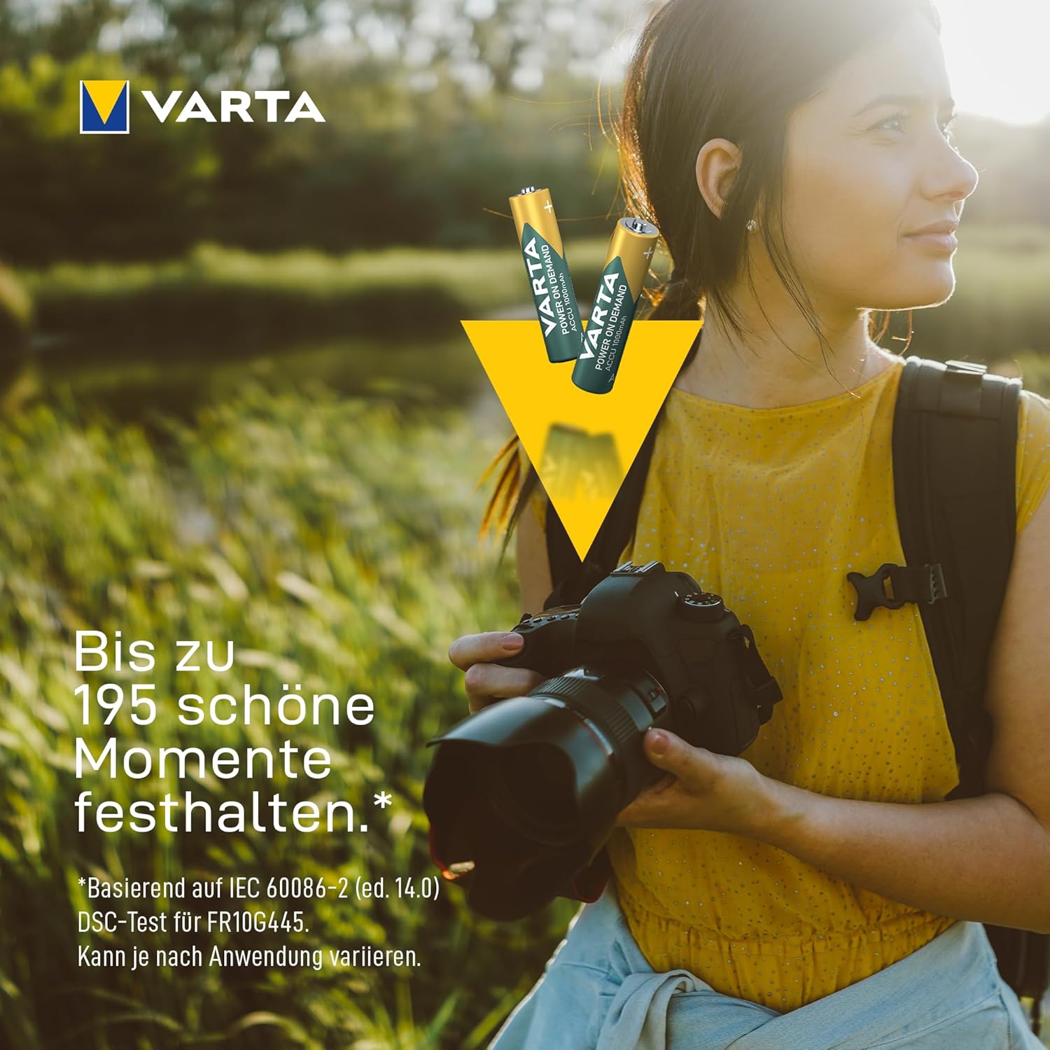 Varta Pile AAA Ricaricabili 1000 mAh Ni-Mh (8 pezzi) - immagine 5