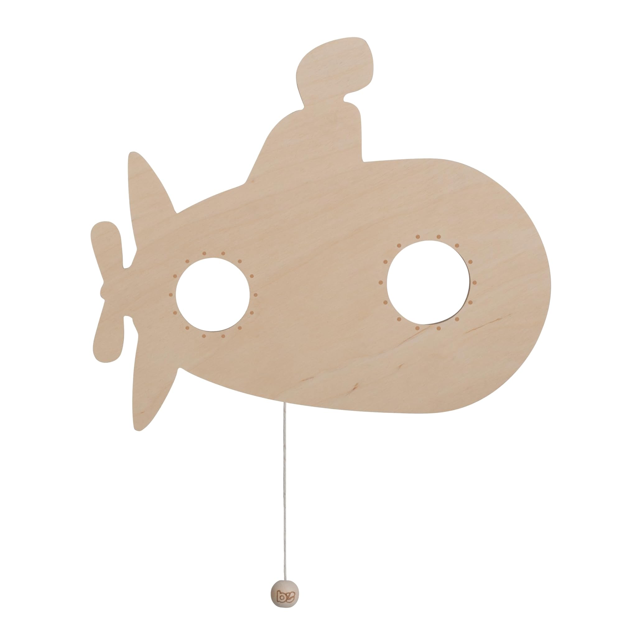 Baby's Only - Lampada da parete sottomarino Wonder - Brown - 27x33 cm