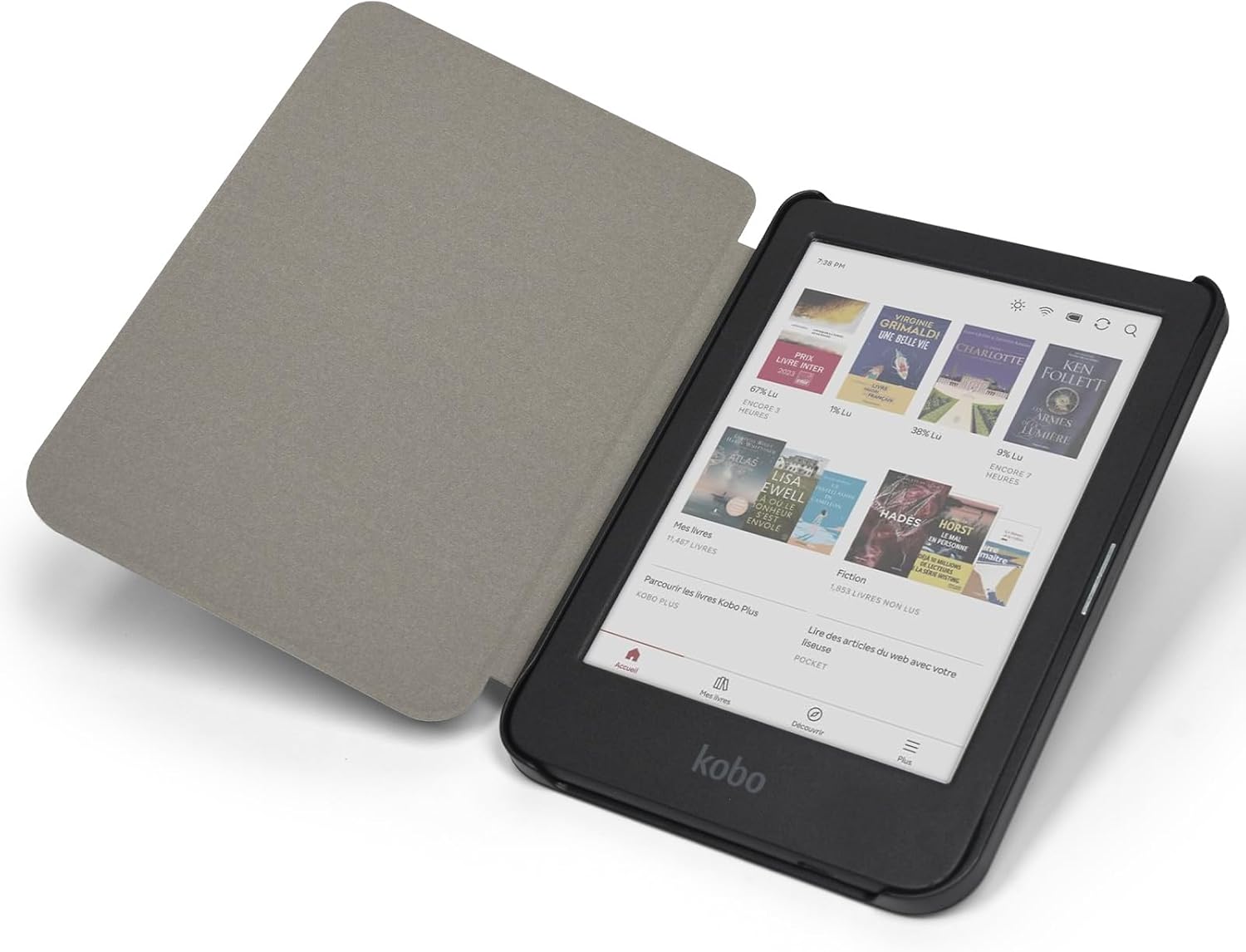 Tenano Custodia Protettiva per Kobo Clara Colour/BW/2E, Verde Agave - immagine 5