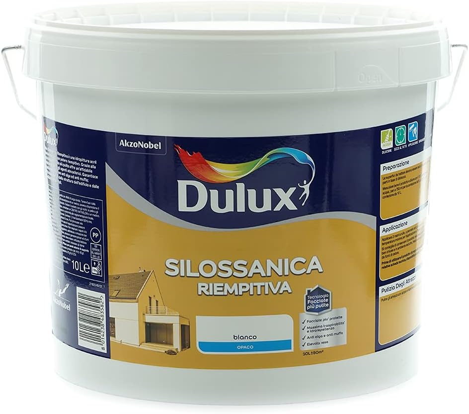 Dulux Pittura Silossanica Riempitiva per Esterni 10L