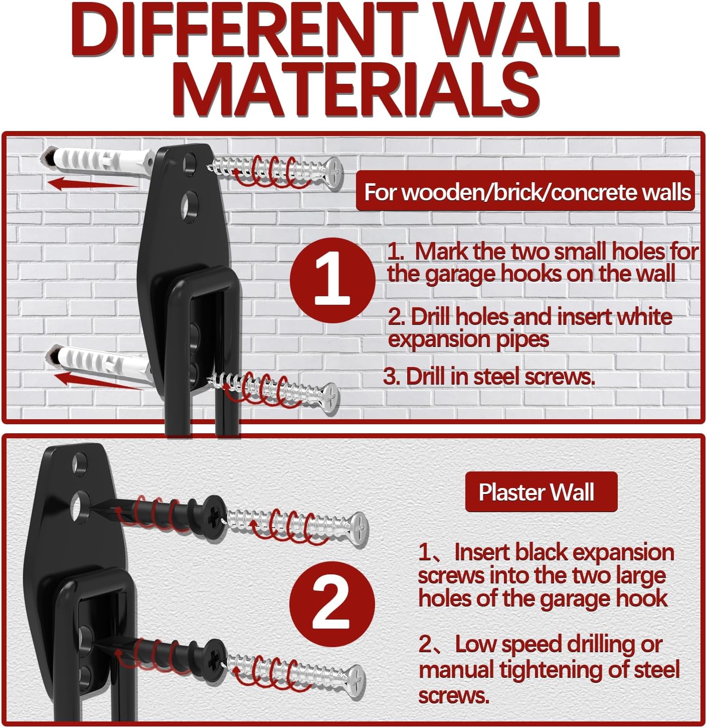 3-h Ganci da Garage Resistenti (14 Pezzi) - immagine 5