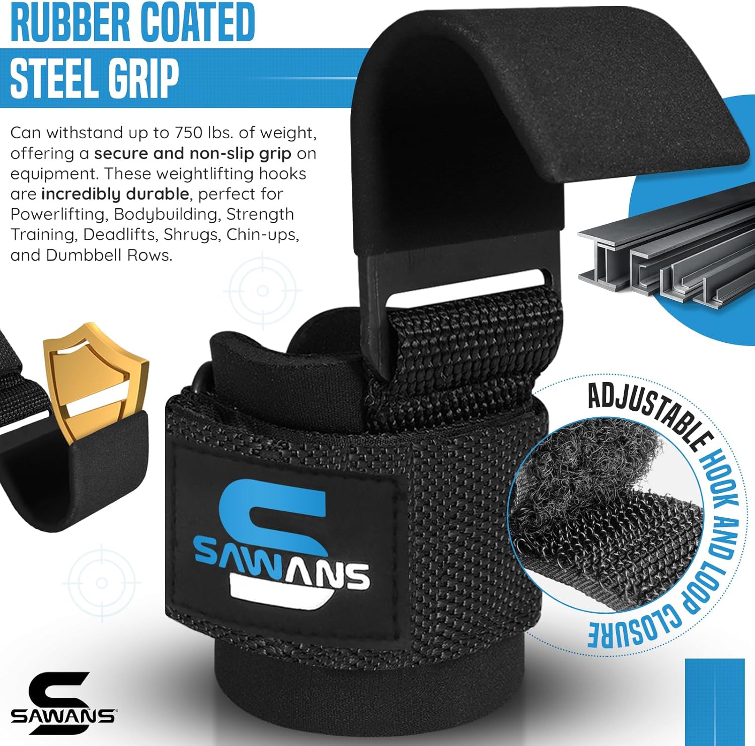 Supporto Polso Fitness con Chiusura a Strappo - immagine 2