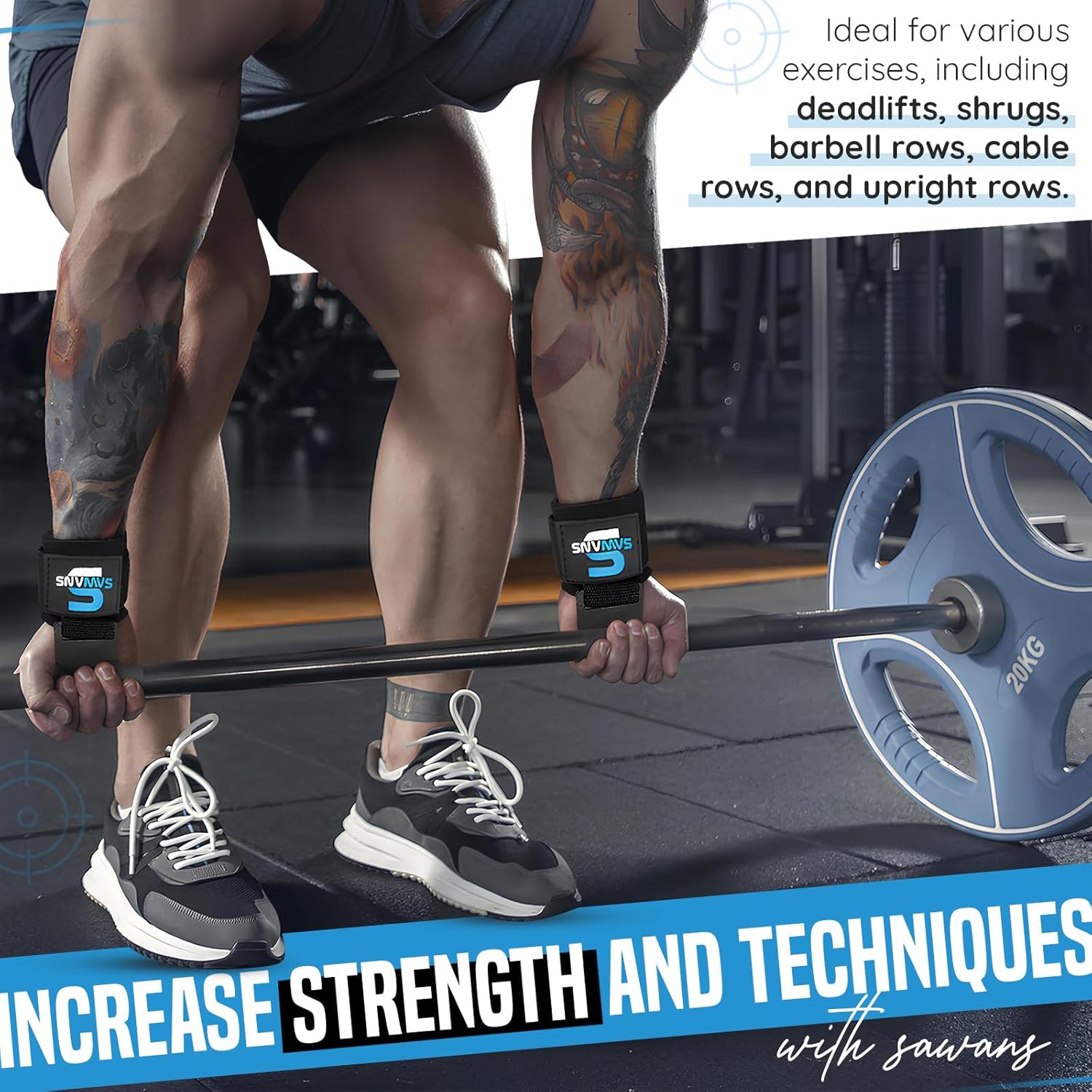 Supporto Polso Fitness con Chiusura a Strappo - immagine 5