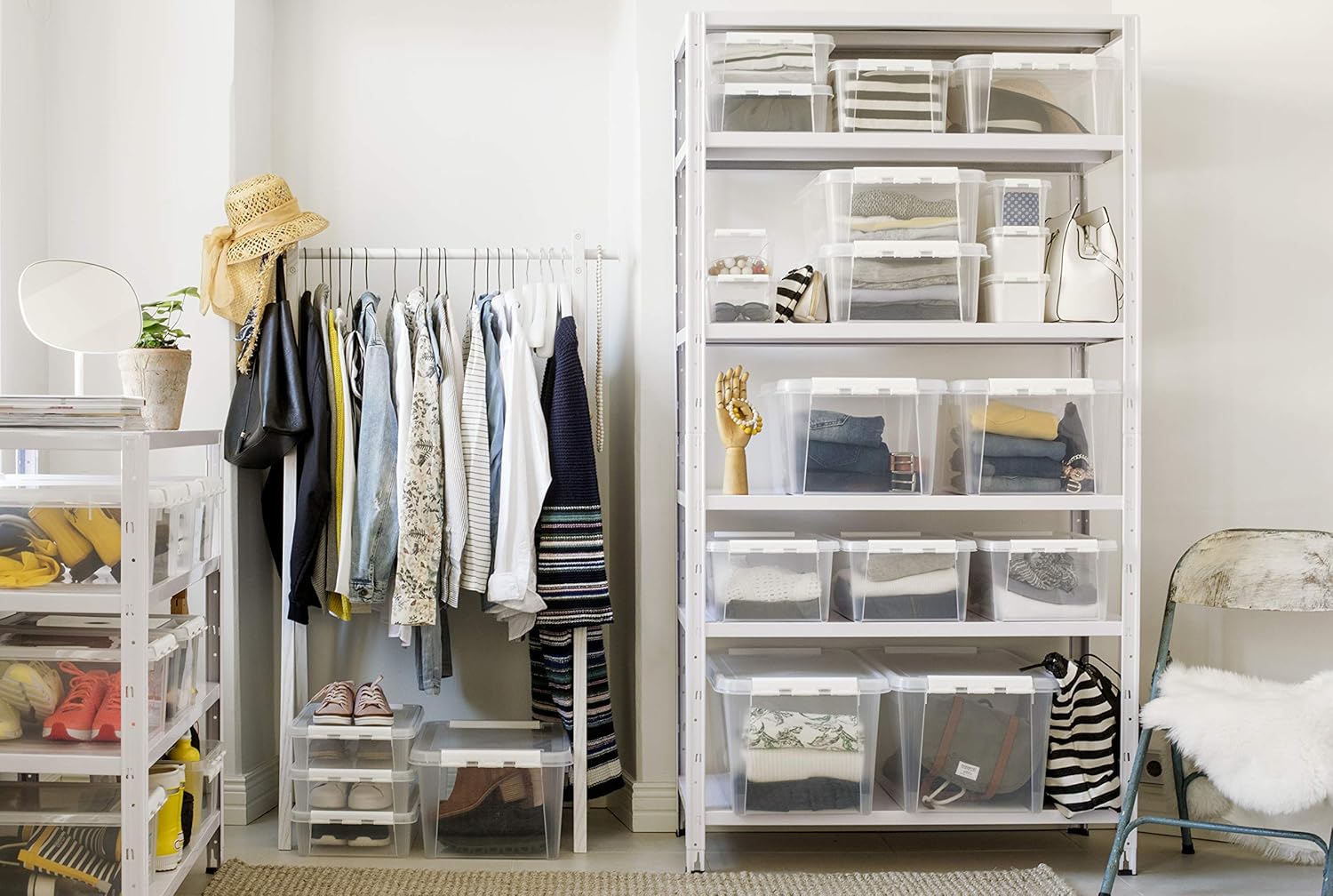 Smartstore Scatole Stoccaggio Plastica 7.5L con Coperchi - Set 10 - immagine 2