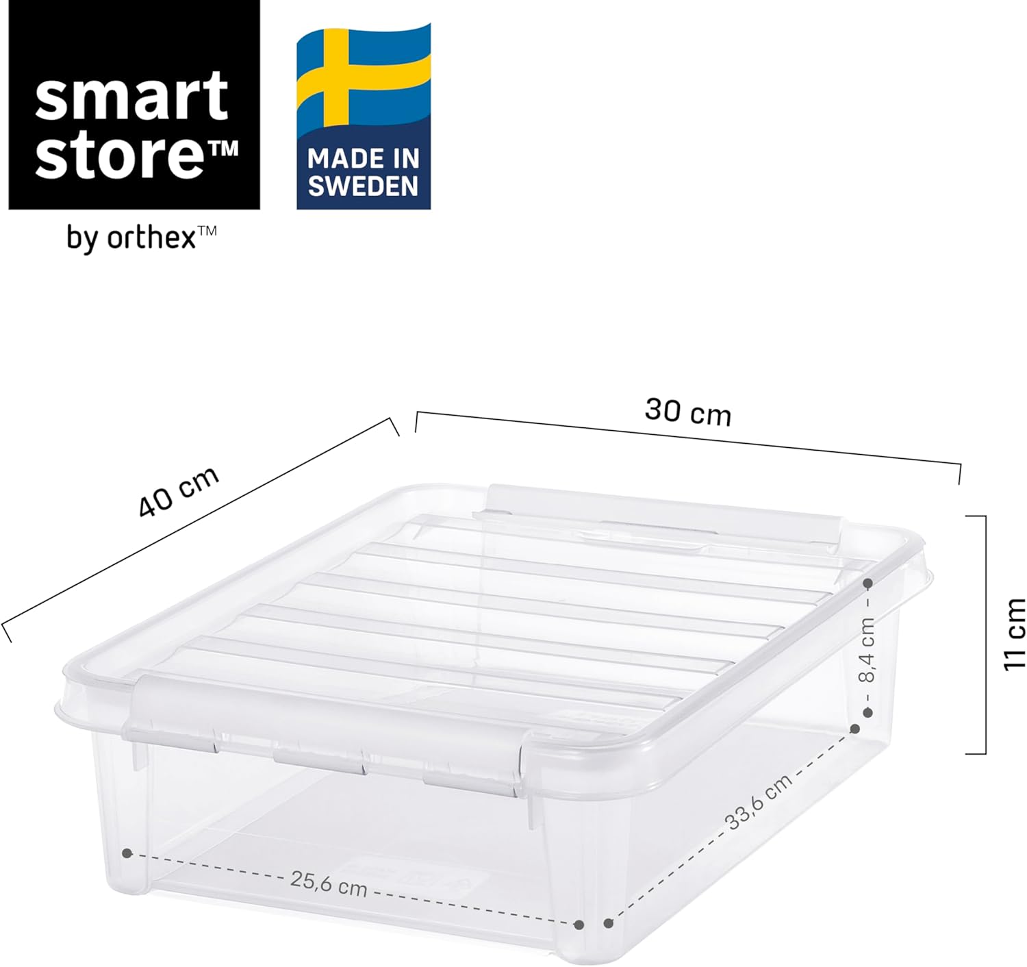 Smartstore Scatole Stoccaggio Plastica 7.5L con Coperchi - Set 10 - immagine 3