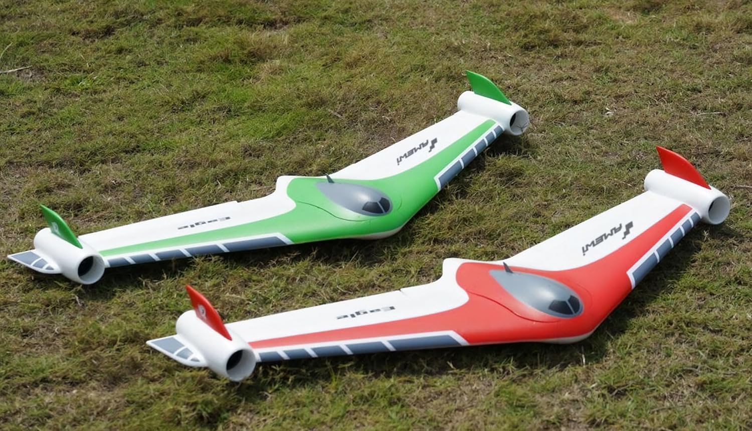 Amewi Eagle Twin V2 40mm Gyro EDF PNP rosso RC telecomandato - immagine 3