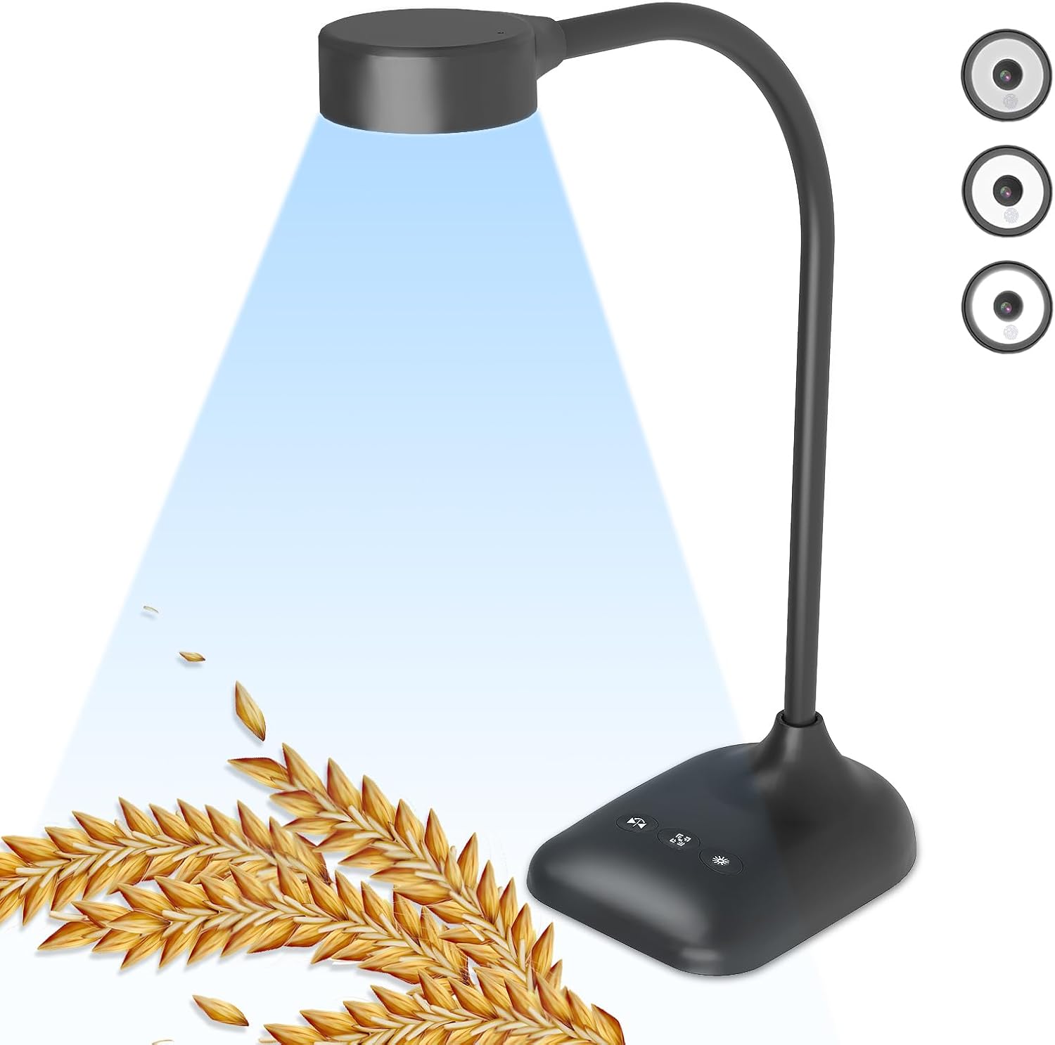 Thustand Webcam per PC con Luce LED e Messa a Fuoco Automatica - immagine 1