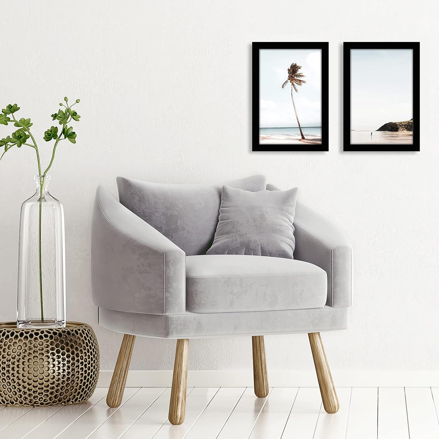 Americanflat Cornice A4 Nera in Legno MDF (Confezione da 2) - immagine 5