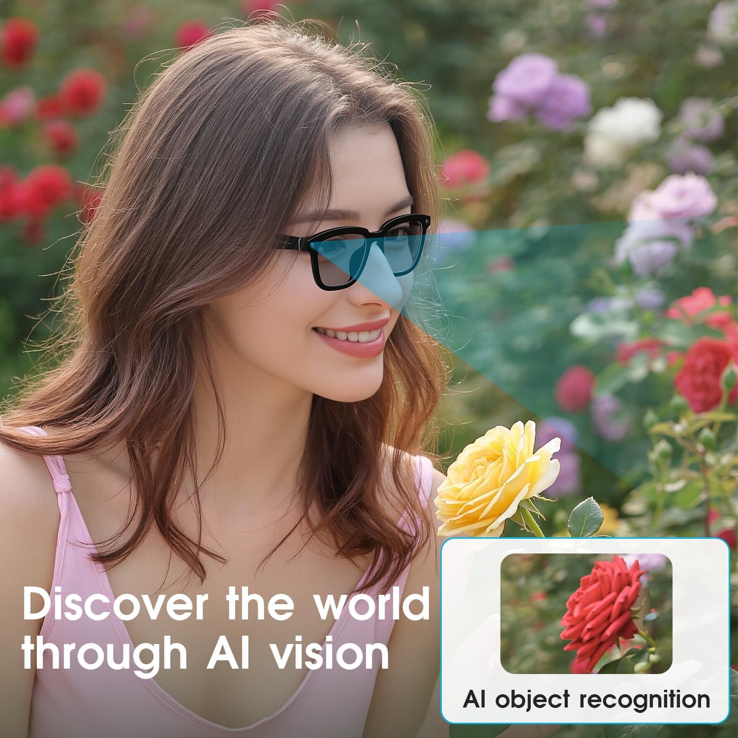 AI Smart Glasses HD 1200P Camera 8MP - immagine 5